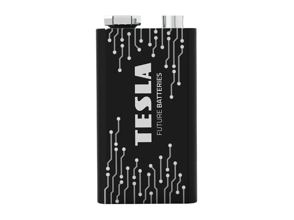 TESLA BATTERIES  Black+ 9V