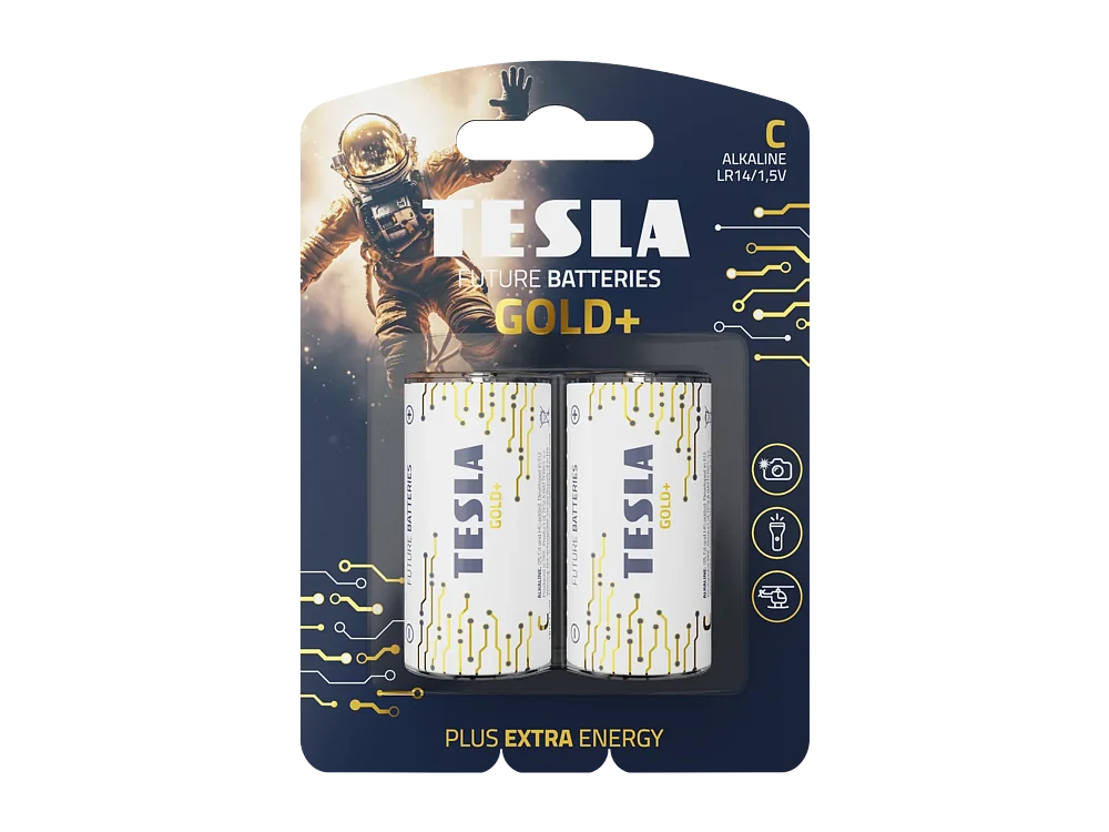 TESLA BATTERIES GOLD+ C 2 шт