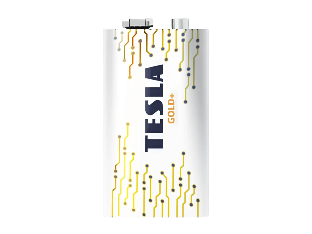 TESLA BATTERIES GOLD+ 9V