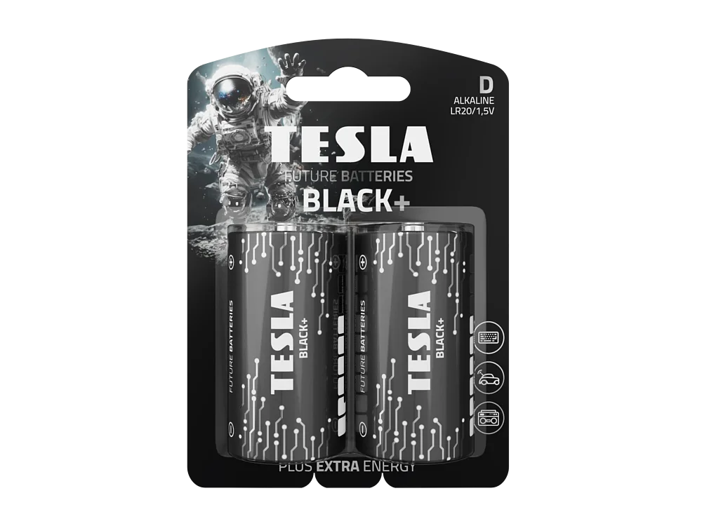 TESLA BATTERIES  Black+ D 2шт